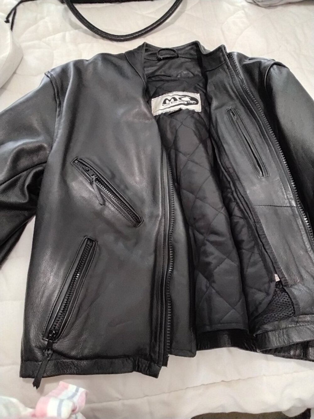 Leather jacket